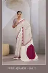 Pure Ajrakh 003 A to L By Rajtex Modal Satin Printed Online Casual Wear Saree Wholesale